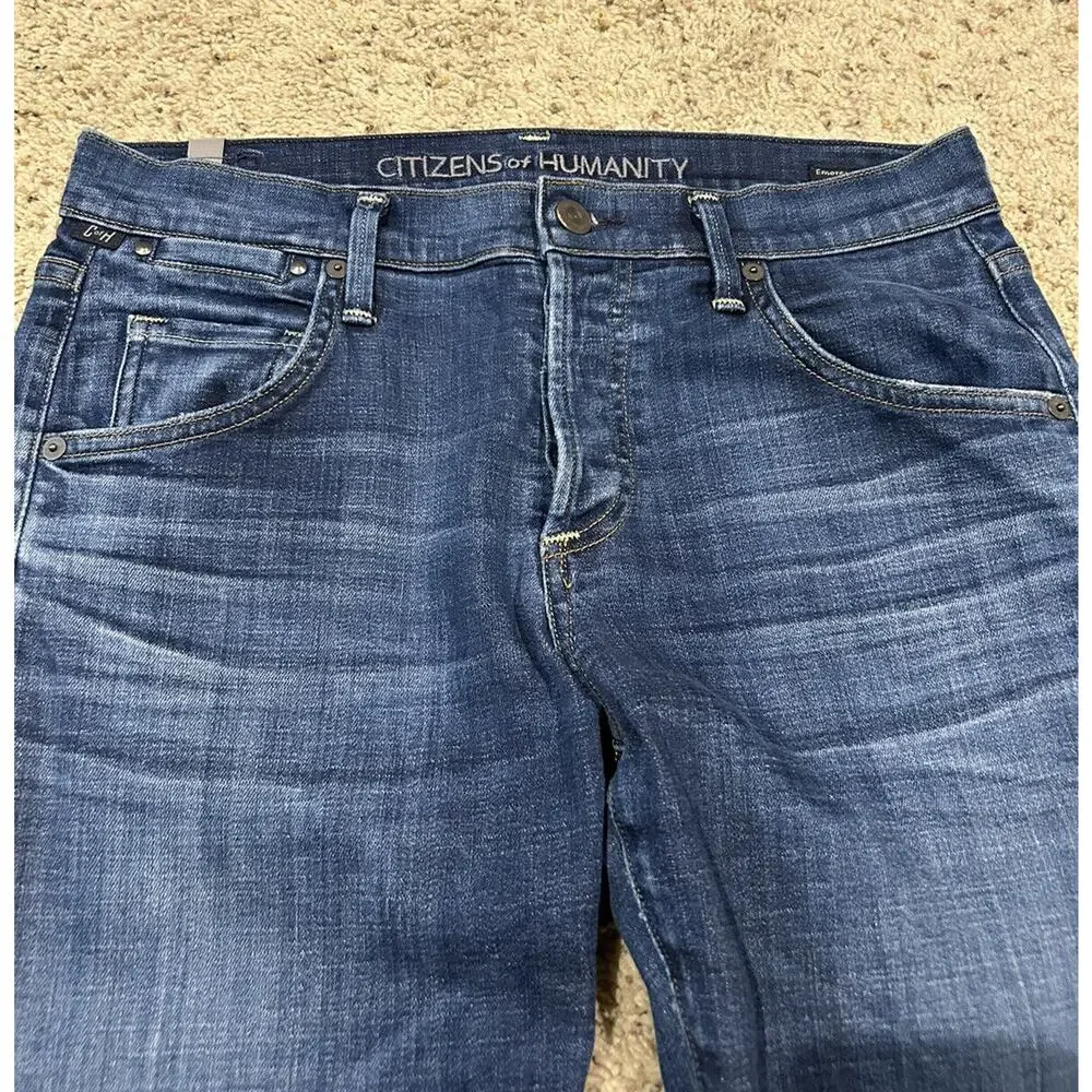 Vtg CITIZENS OF HUMANITY 25 (30 x 26) Cropped/ANkle JEANS Emerson Slim Boyfriend